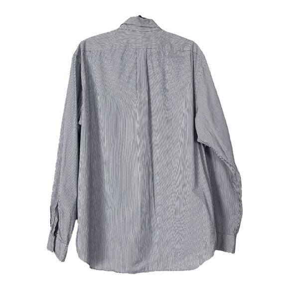 Ralph Lauren Men’s Shirt Collared Button Down Point Collar Black Stripe Size XXL - Picture 3 of 11